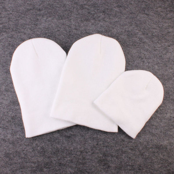 Soft Knitted Beanie Family Set