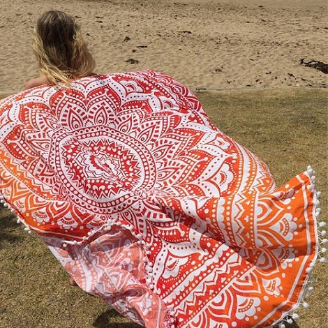 Summer Print Multi-function Picnic Mat